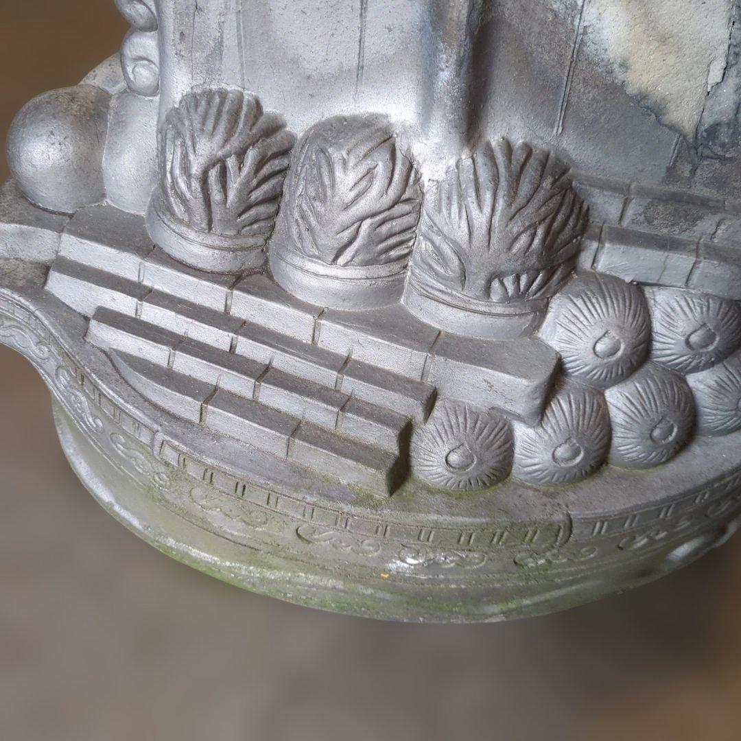 レトロ 七福神 瓦 かわら 宝船 縁起物 ガーデニング 玄関 レトロ 七福神 瓦 かわら 宝船 縁起物 ガーデニング 玄関