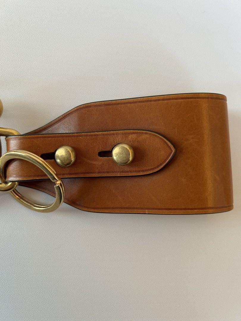 PRADA レザーキーホルダー ブラウン PRADA レザーキーホルダー ブラウン