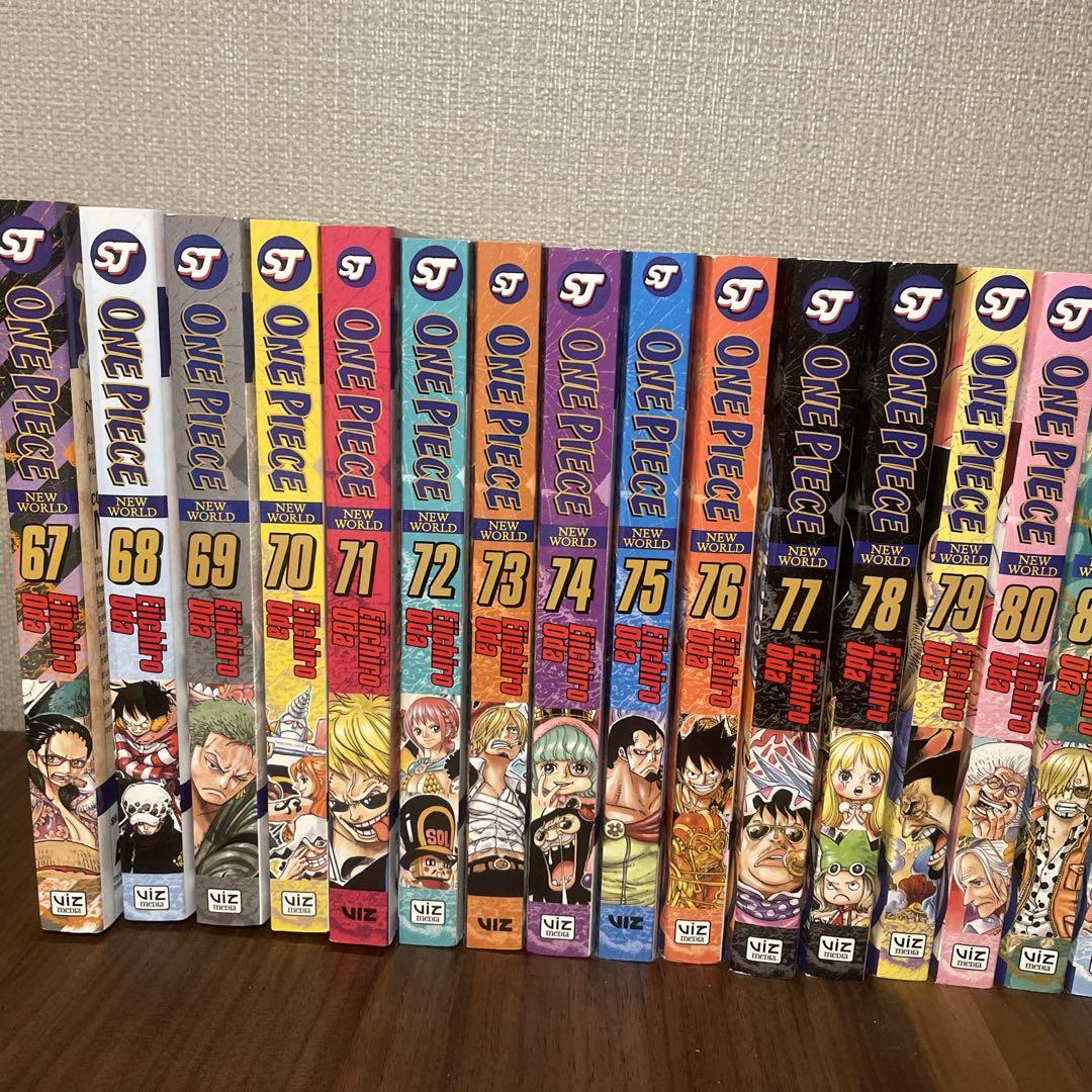 【新品】ONE PIECE ワンピース　英語版　1〜91巻