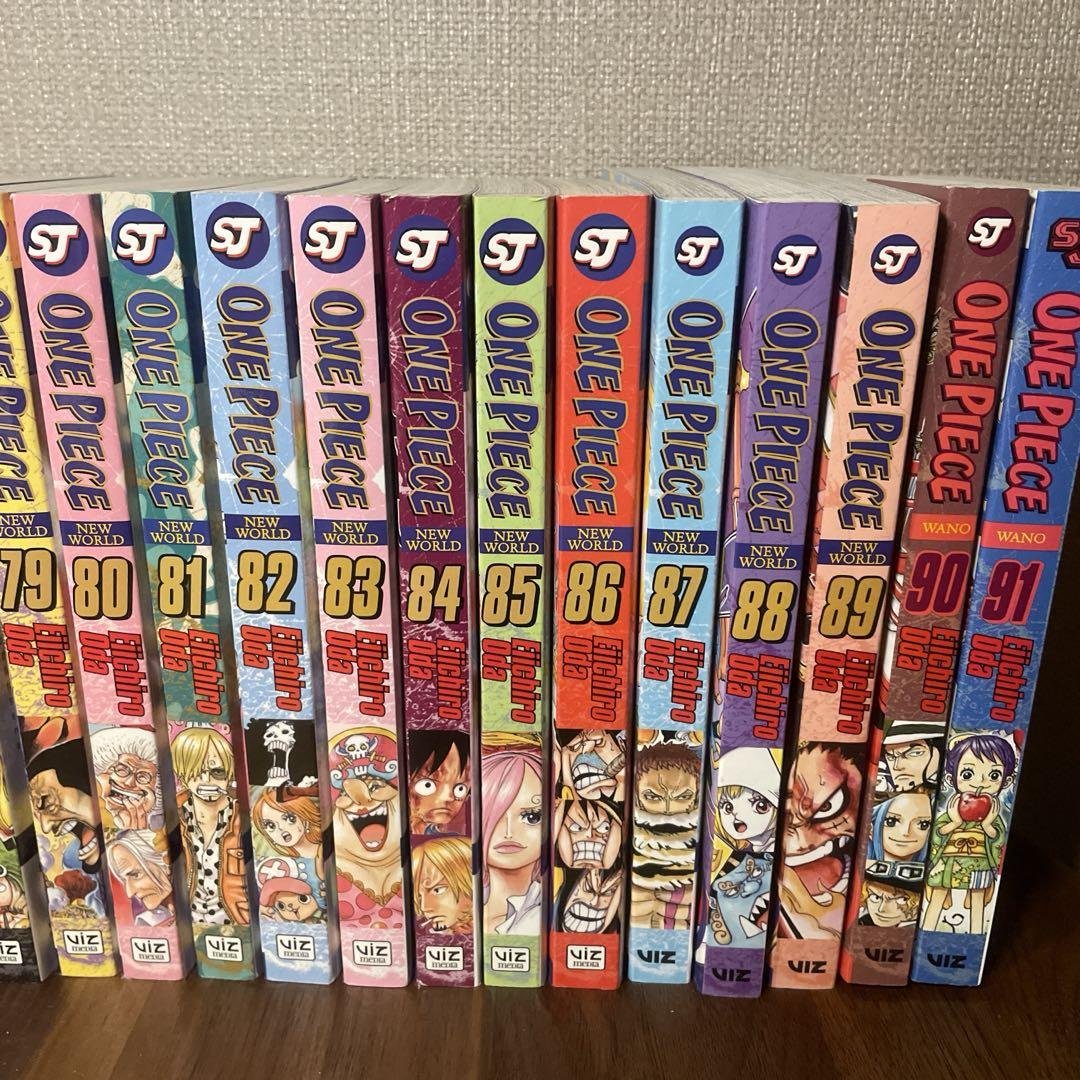 【新品】ONE PIECE ワンピース　英語版　1〜91巻