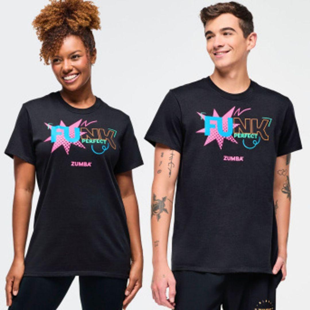 ZUMBA 半袖Tシャツ ボクシートップ レッドピンク Mサイズ - メルカリ