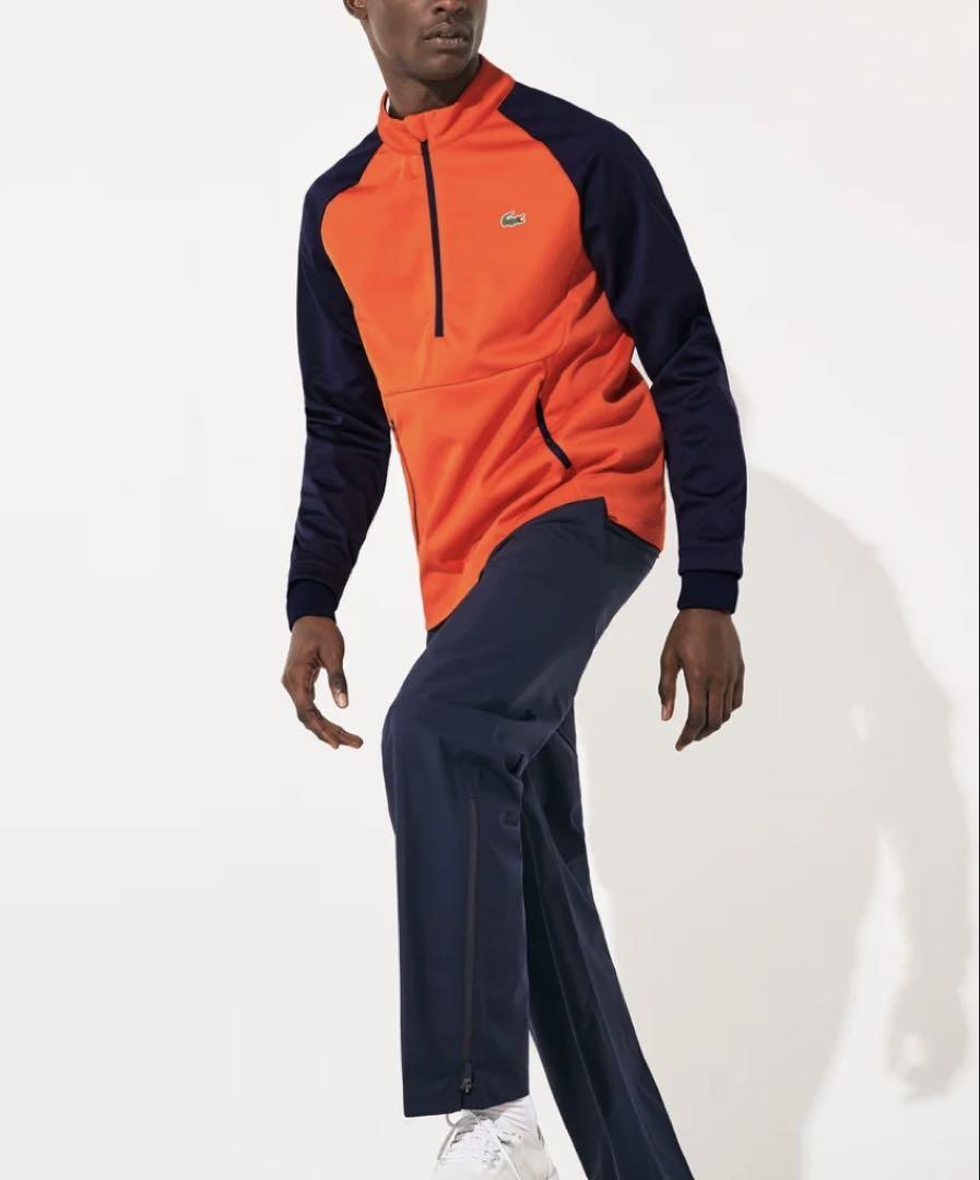 LACOSTE ラコステ ハーフジップゴルフスウェットシャツ