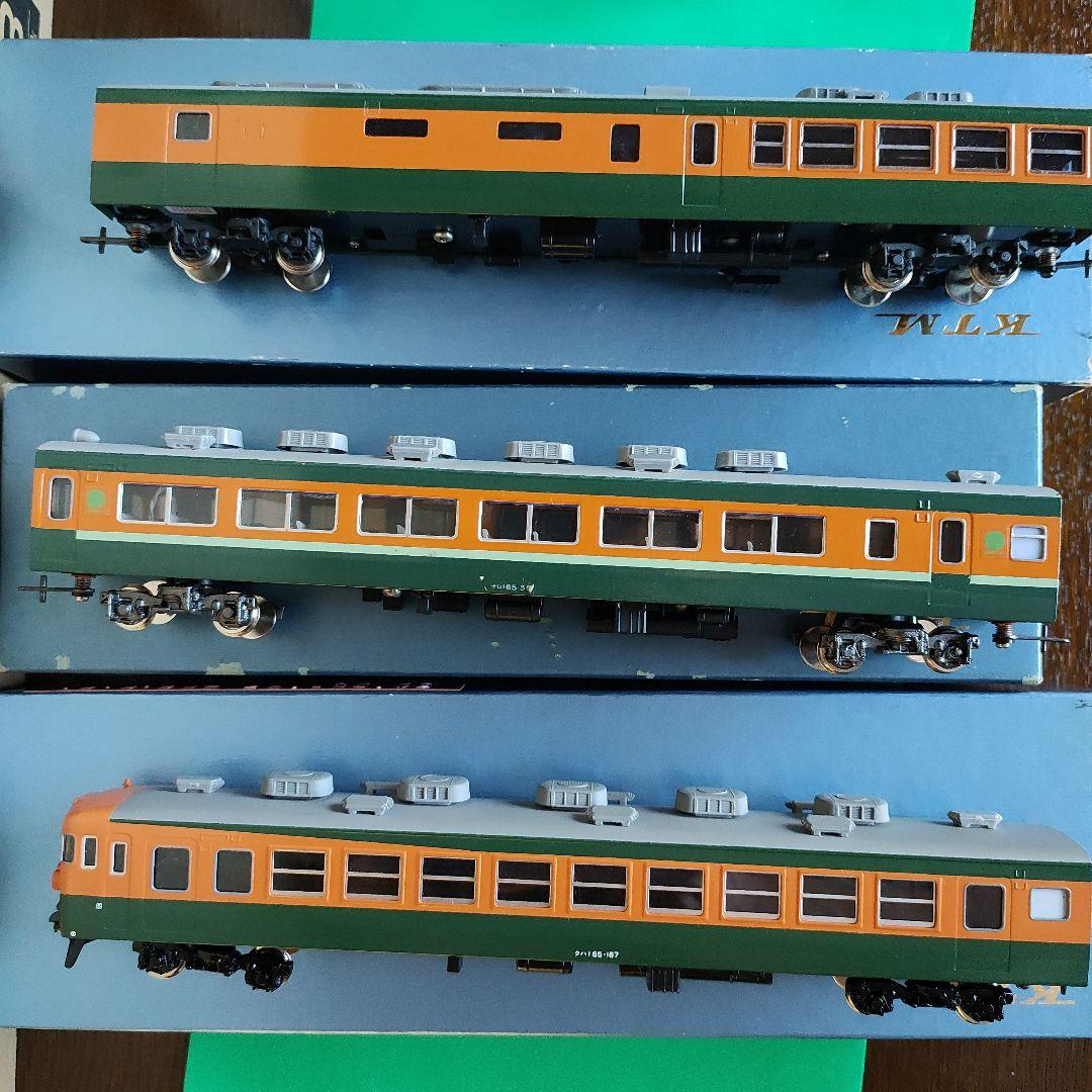 カツミ模型店　165 系電車クーラー付　クハ165 　サロ165 サハシ165 カツミ模型店 165系電車クーラー付 クハ165 サロ165 サハシ165