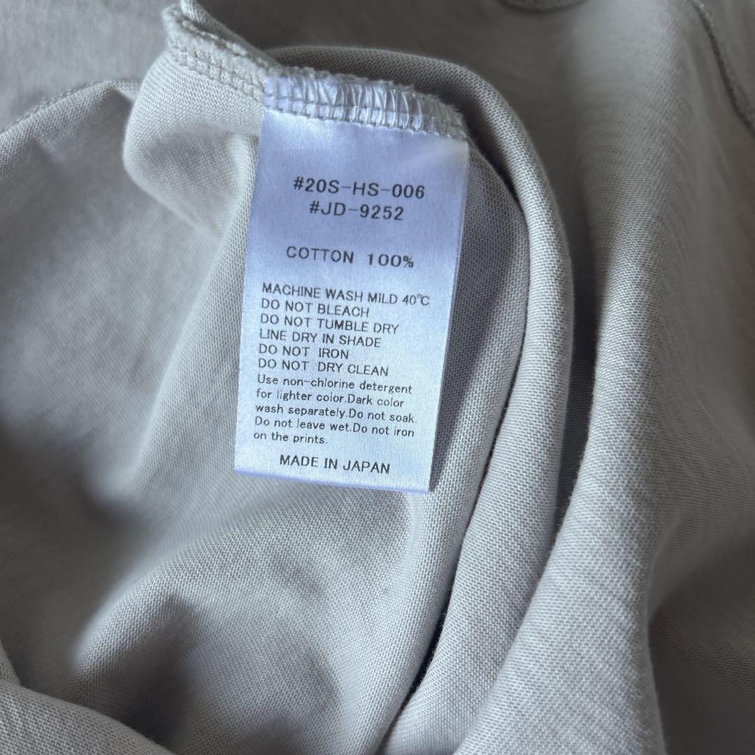 DANTON ダントン 長袖Tシャツ グレー