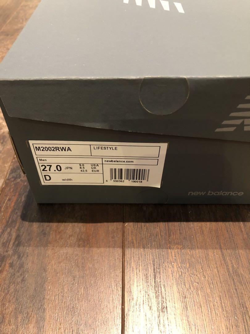 ニューバランス New Balance M2002RWA ワイズD 27cm