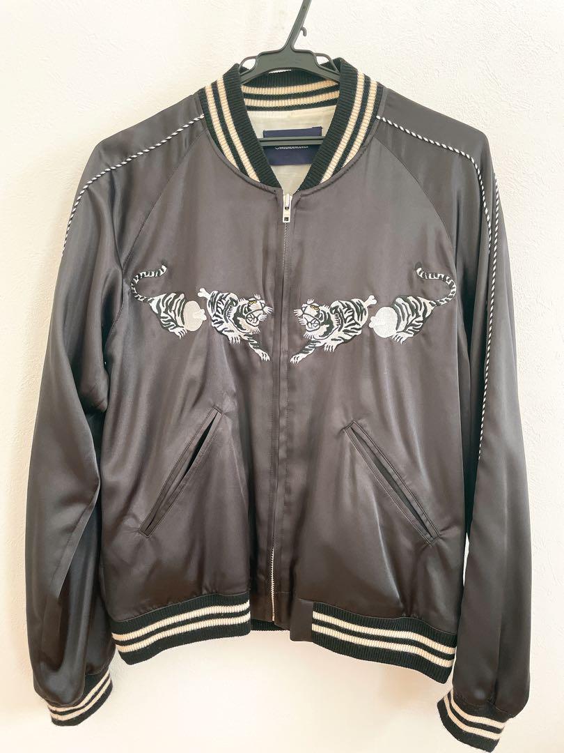UNDERCOVER 15S/S STUDIOUS別注 トラ刺繍サテンスカジャン UNDERCOVER 15S/S STUDIOUS別注 トラ刺繍サテンスカジャン