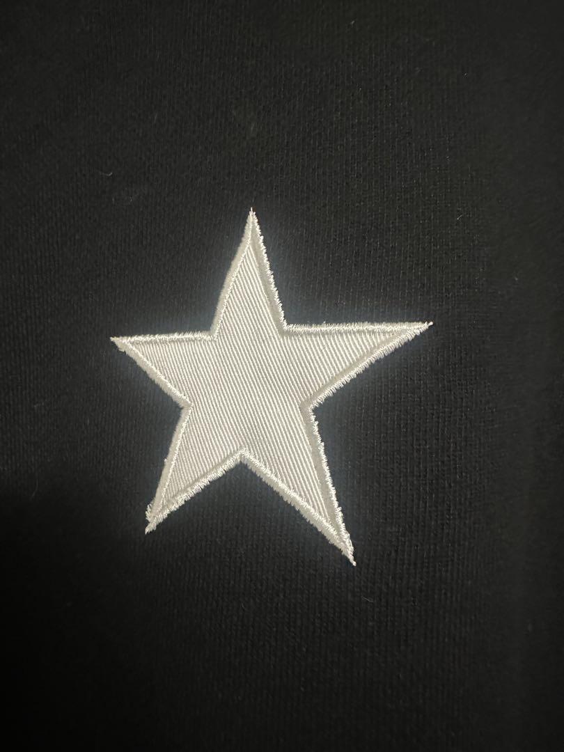 22aw fcrb「STAR APPLIQUE TEAM CREWNECK」黒