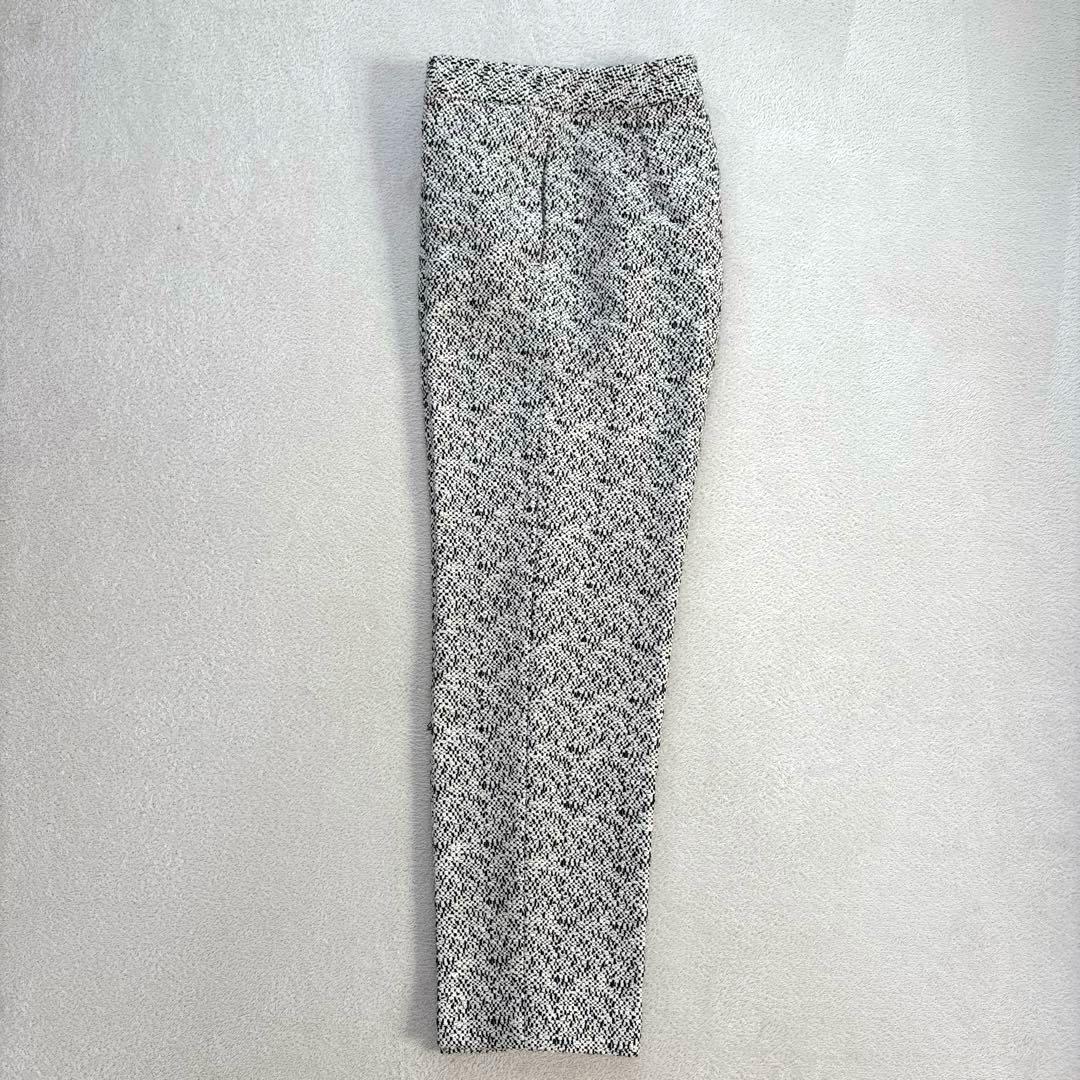 Theory セオリー ツイード セットアップ フリンジ パンツ ノースリーブ