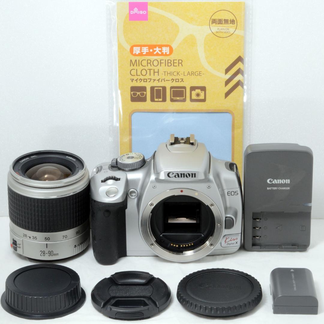 ★実用品★Canon キャノン EOS Kiss Digital X シルバー