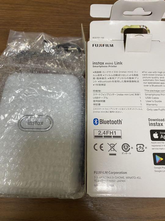 国産通販 instax mini Link アッシュホワイト akw3L-m72378190986 100%新品SALE