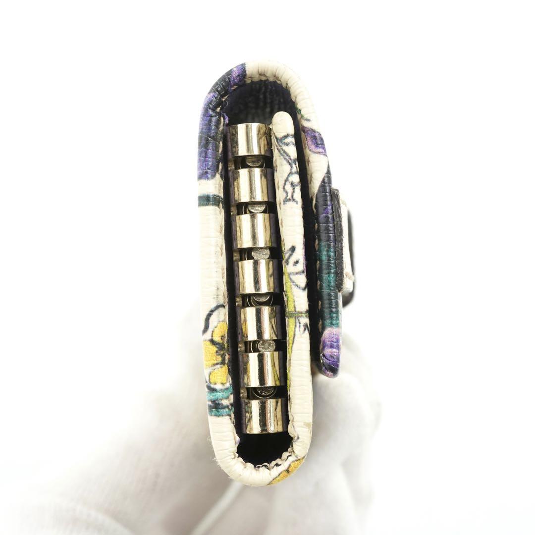 ✨未使用展示品・箱付き✨　GUCCI キーケース　フローラル　バイカラー　6連
