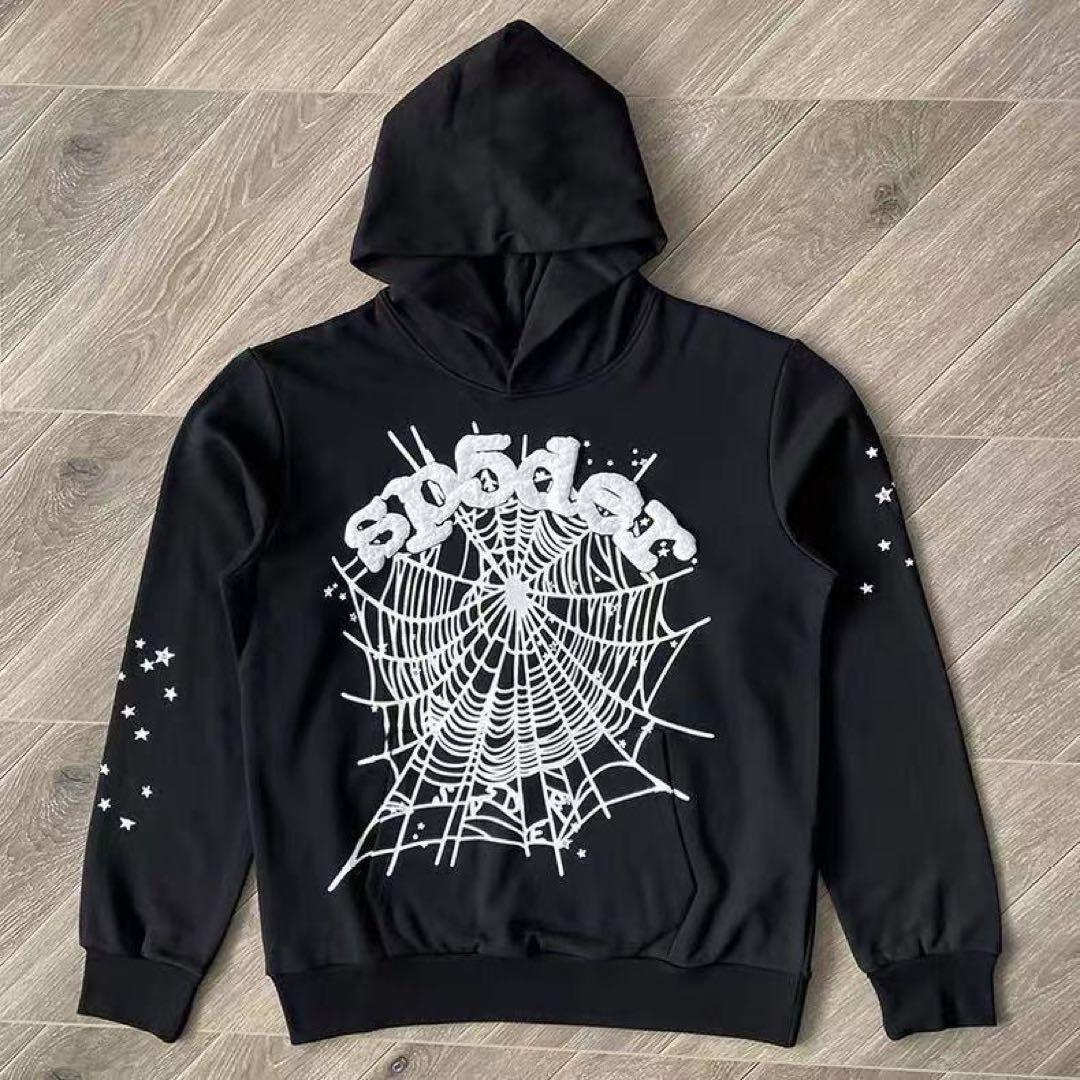 spider OG WEB HOODIE ブラックパーカー