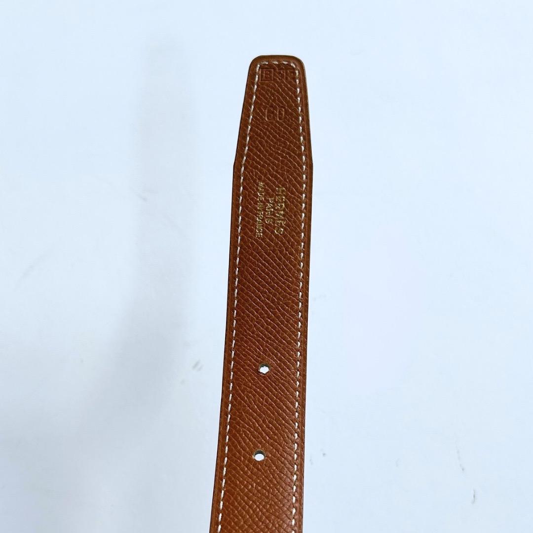 HERMES エルメス リバーシブルベルト Hバックル シルバー金具