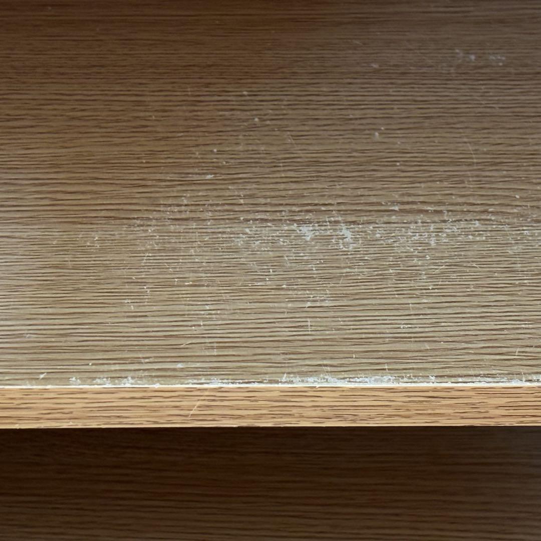 送料込み‼︎無印良品オーク材脚付きキャビネット　木製扉