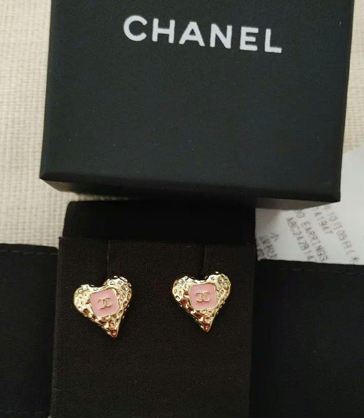CHANEL ピアス ハート ロゴ CCマーク CHANEL ピアス ハート ロゴ CCマーク