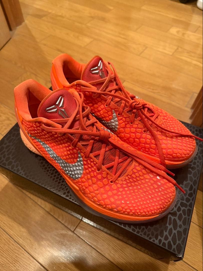 Nike Kobe 6 オレンジ シューズ 男性用26.5cm NIKE