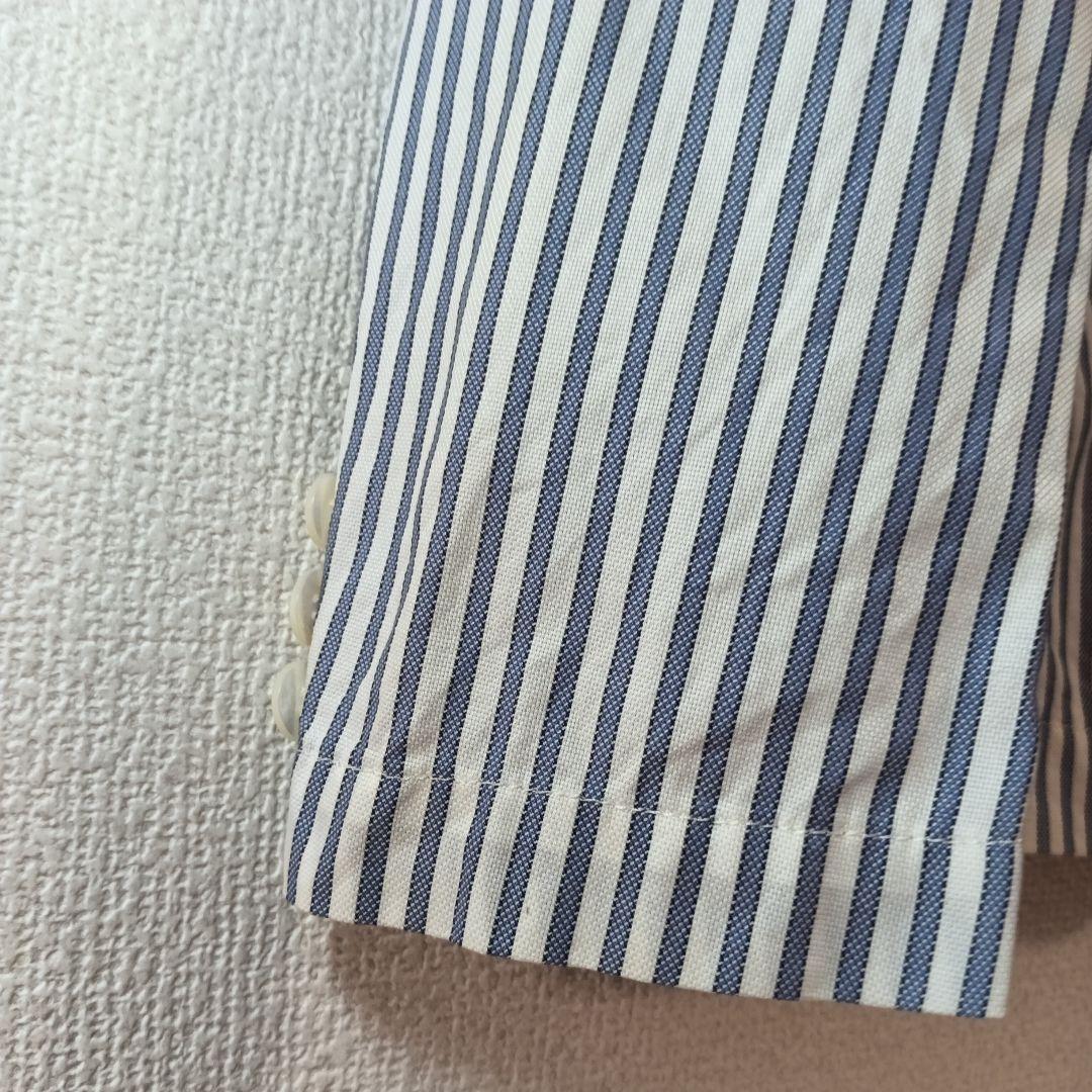 COMME des GARCONS HOMME 青 白 ストライプ ジャケット