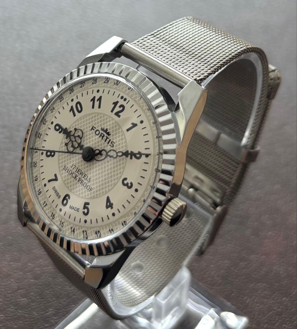 ヴィンテージ 腕時計 FORTIS 機械式 手巻き メンズ腕時計
