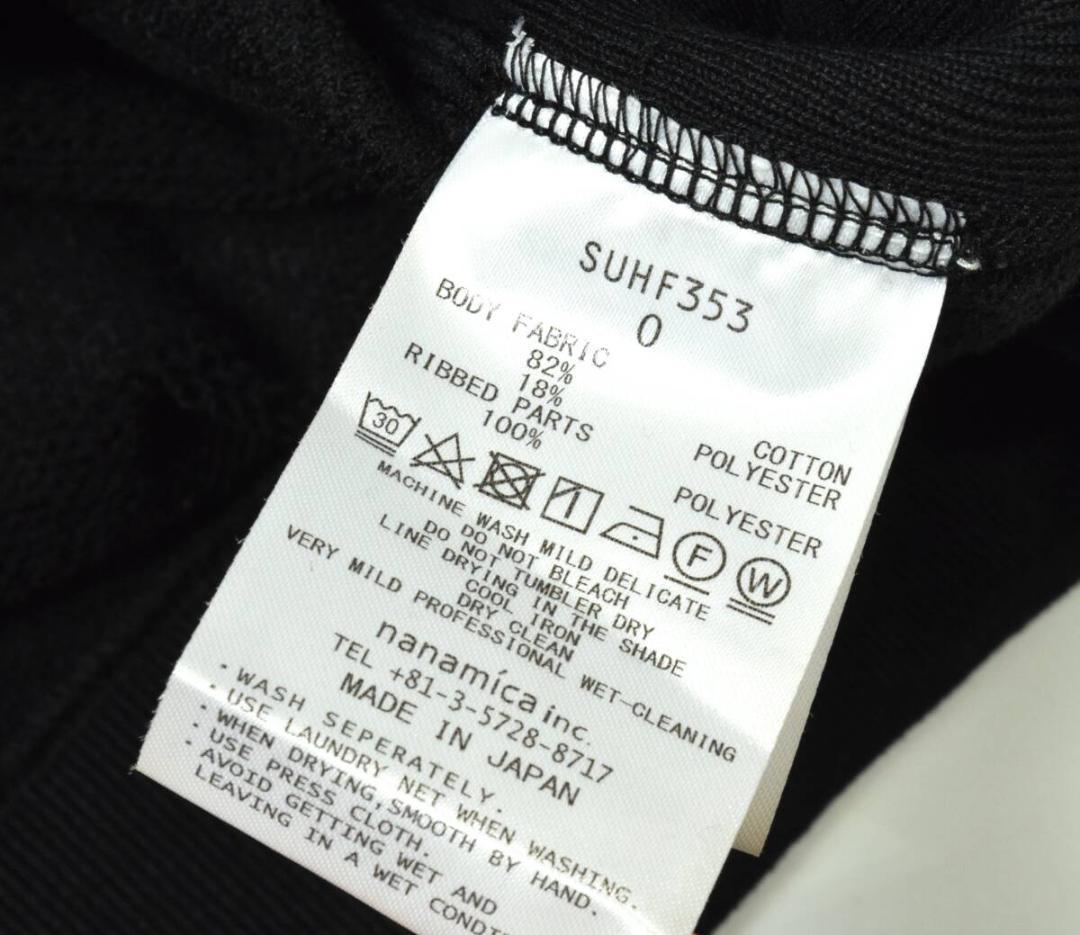 第一ネット 未使用 nanamica ナナミカ レディース スウェット トレーナー 0 黒 トップス