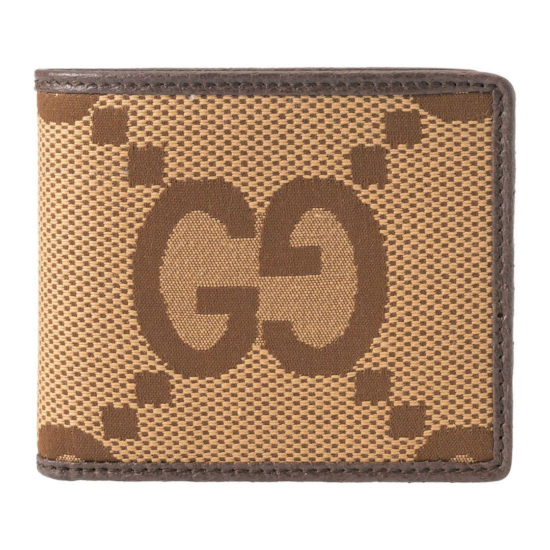 GUCCI グッチ 二つ折り札入れ ジャンボGGキャンバス