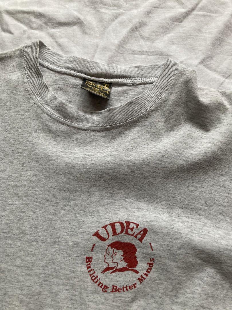 【雰囲気◎】90s ヴィンテージプリントTシャツ アッシュグレー XL 古着