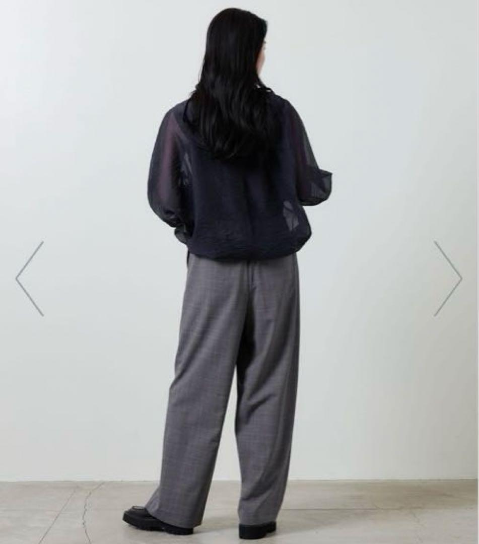 MARW UNITED ARROWS オーガンジー シアーパーカー 黒