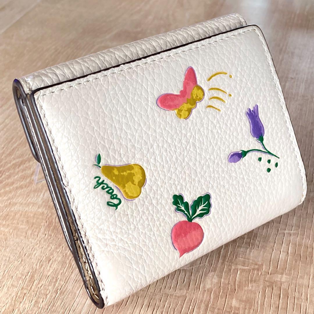 激安挑戦中激安挑戦中COACH コーチ 折り財布 ホワイト 白色 ドリーミー