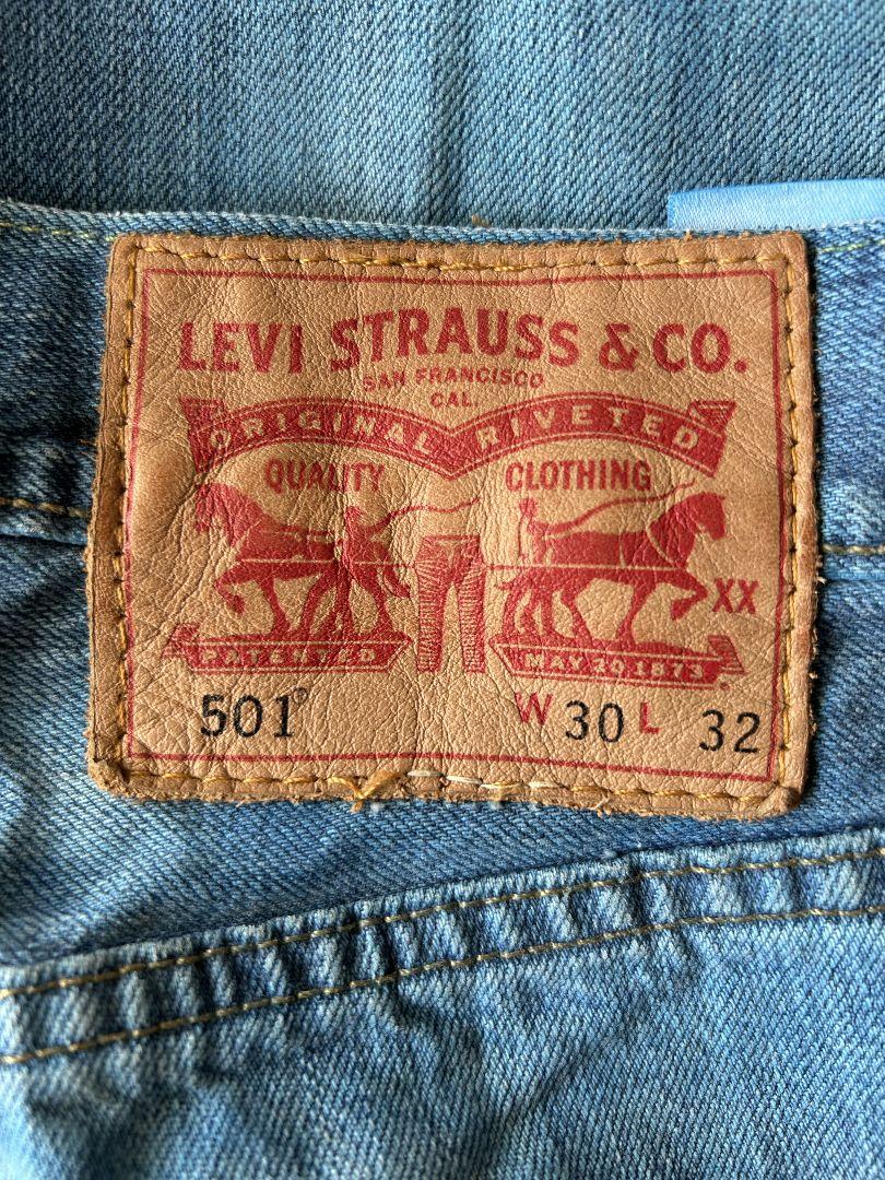 Levi Strauss & Co. 501 ストレートデニム W30 L32 Levi Strauss & Co.美品501 ストレートデニム W30 L32 - メルカリ