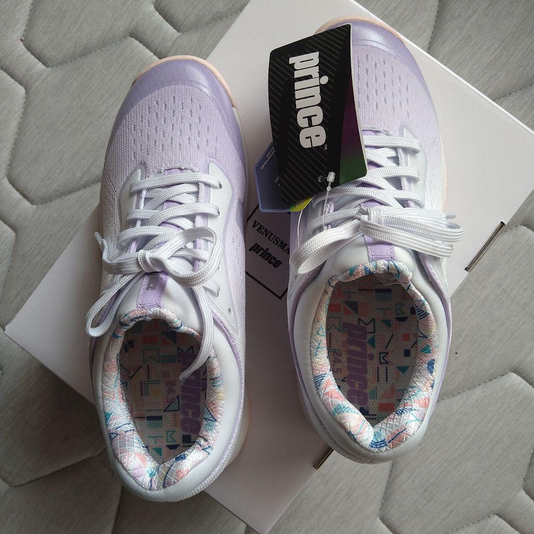 prince テニスシューズ 女性用 ラベンダー