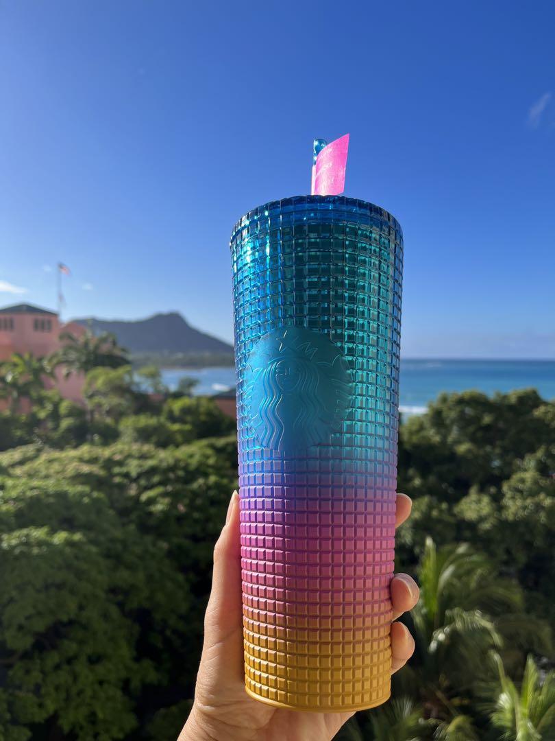 レア！　新品　ハワイ限定！スタバ　レインボー　タンブラー　水筒　ステンレスボトル