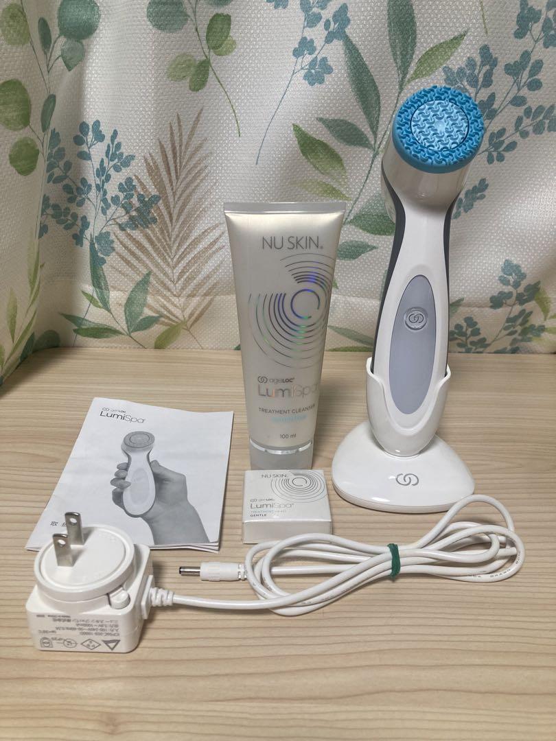 NU SKIN genloc ルミスパ 美顔器&クリーム&付替用ヘッドセット