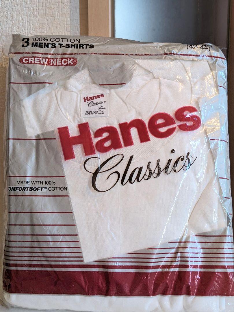 80年代　HANES CLASSIC PLAIN T-SHIRT USA 3枚組