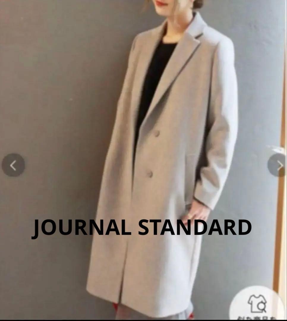 JOURNAL STANDARD super wool チェスターコート グレーM JOURNAL STANDARD