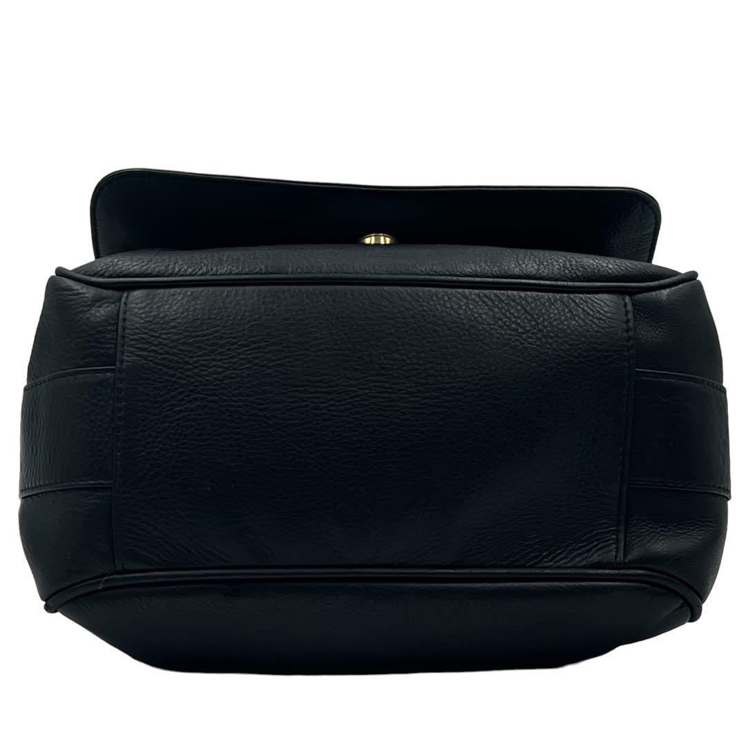 GUCCI グッチ ヒステリア ショルダーバッグ レザー ブラック 画像8