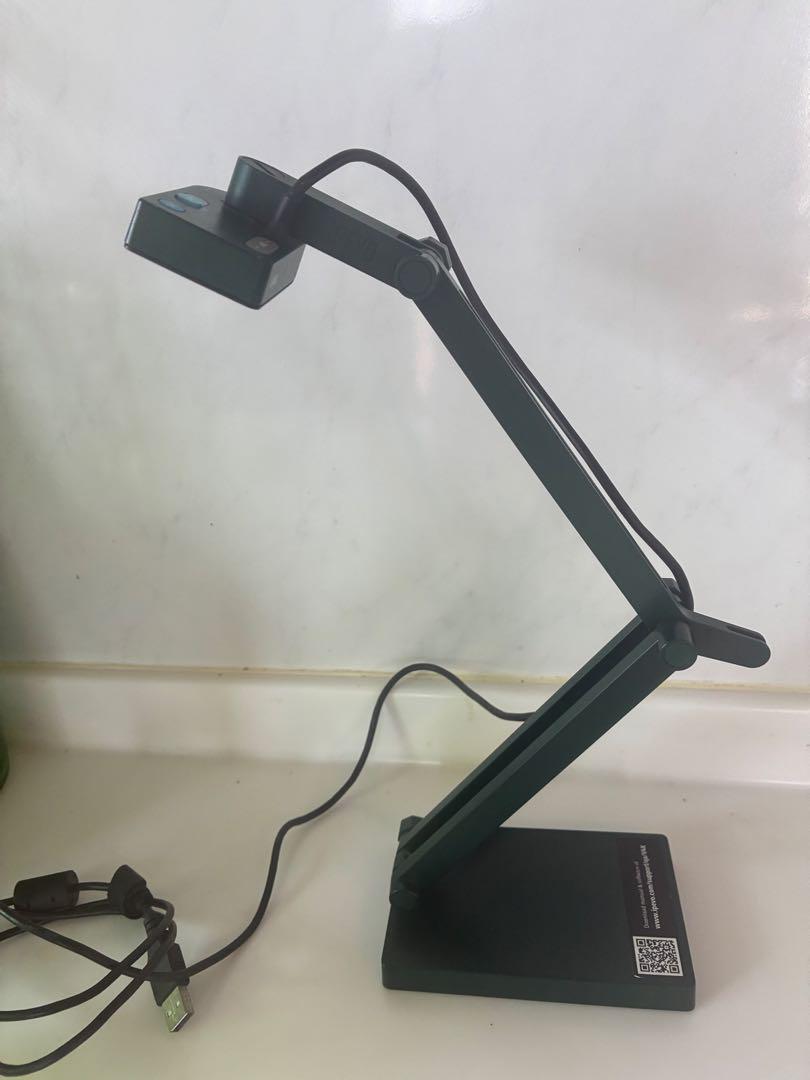 V4K 手元カメラ　USB接続 調整可能カメラ　ダークグリーン　IPEVO