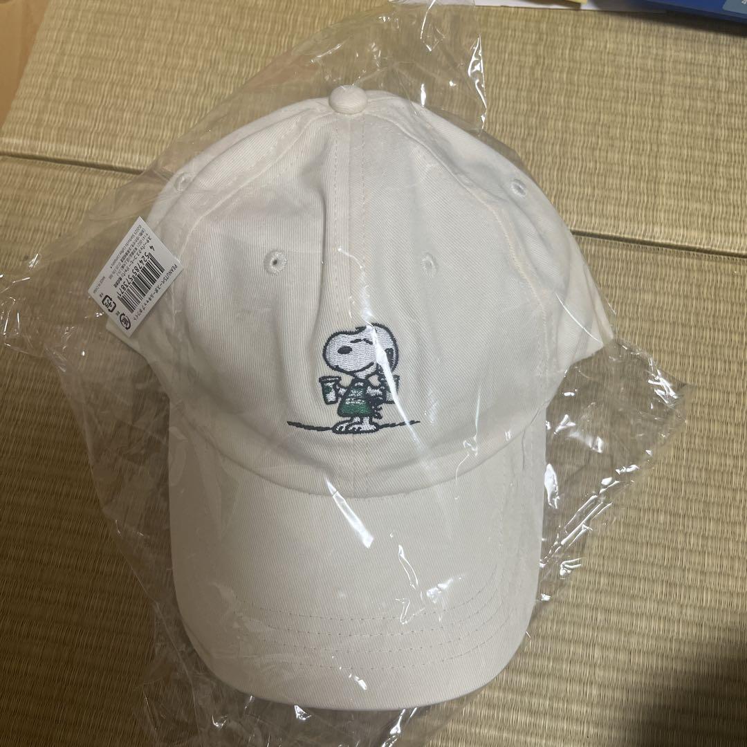 【未使用】スターバックス PEANUTS ベースボールキャップ ホワイト