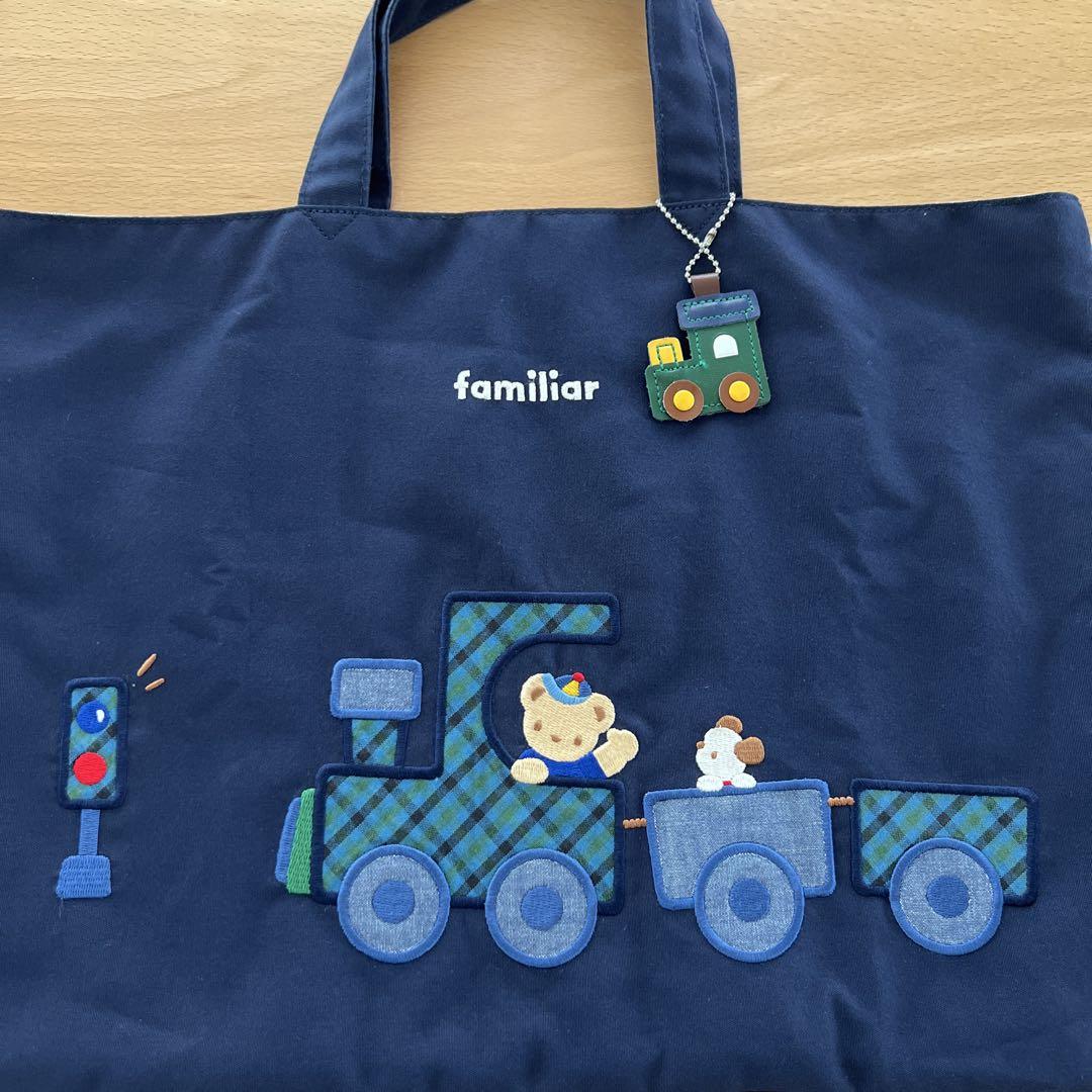 ずっと気になってた ファミリアfamiliar 新品未使用 刺繍 トート