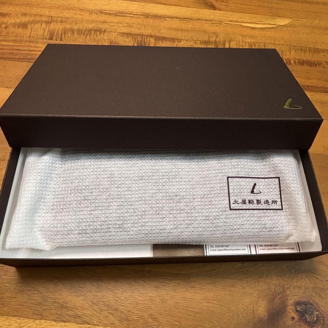 【新品未使用】土屋鞄製造所 コードバン 長財布 ブラウン メンズ 外馬革 内牛革