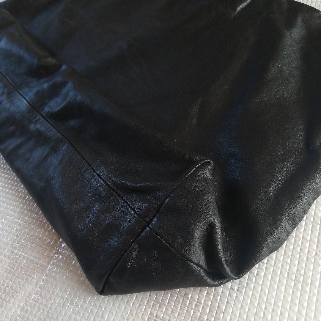 Y's YOHJI YAMAMOTO ヨウジヤマモト　レザー　トートバッグ　黒