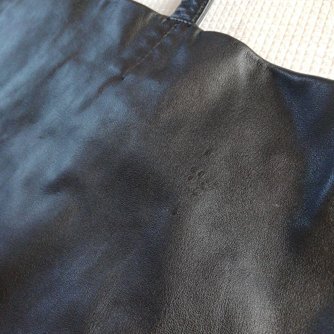 Y's YOHJI YAMAMOTO ヨウジヤマモト　レザー　トートバッグ　黒