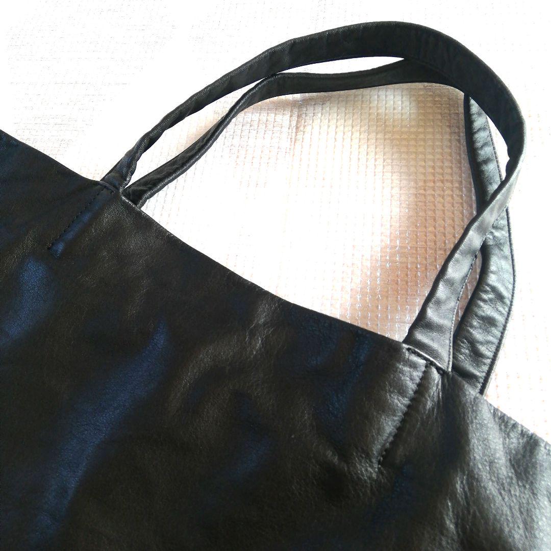 Y's YOHJI YAMAMOTO ヨウジヤマモト　レザー　トートバッグ　黒
