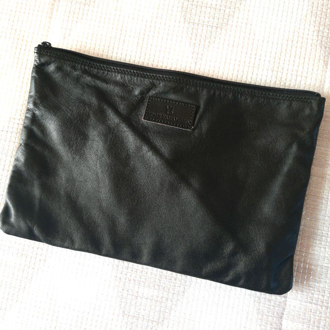 Y's YOHJI YAMAMOTO ヨウジヤマモト　レザー　トートバッグ　黒
