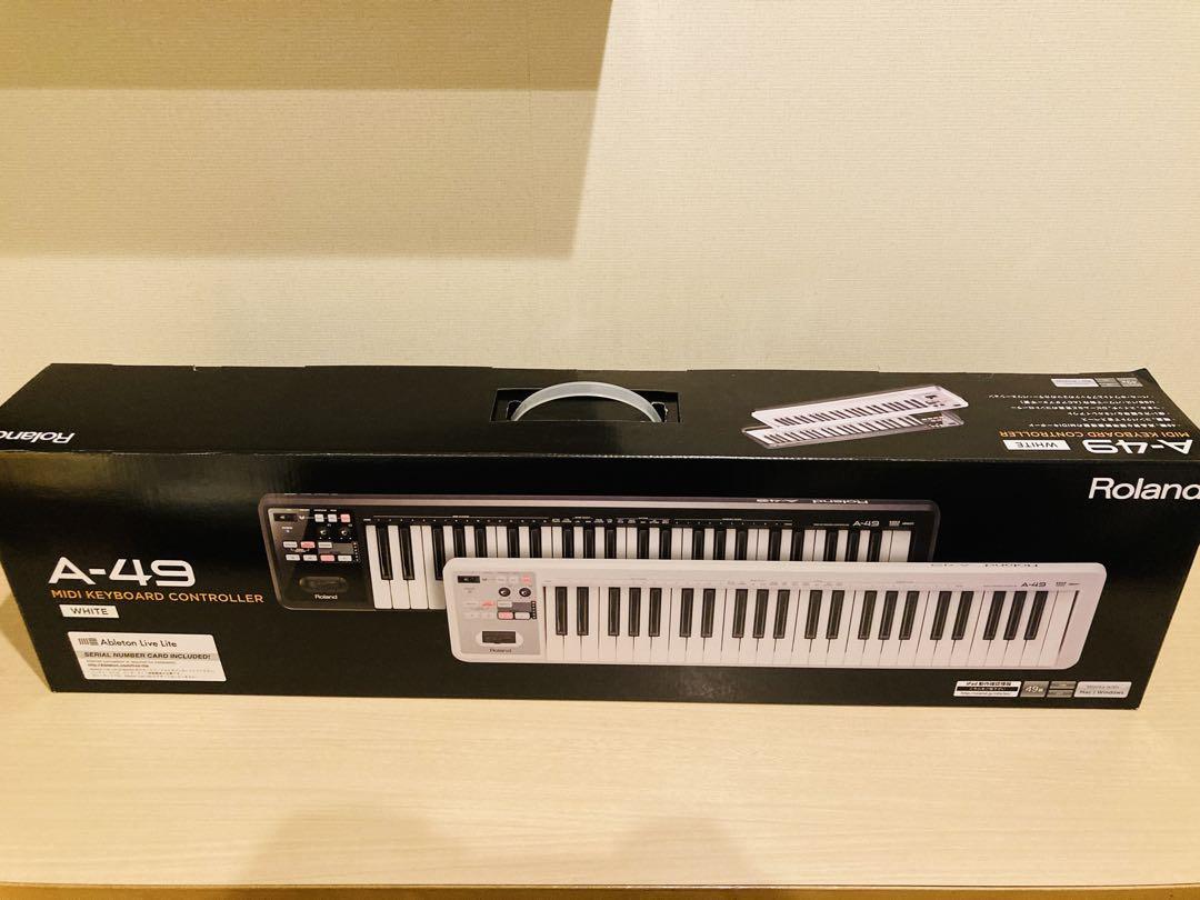 Roland A-49 A49 ホワイト MIDIキーボード