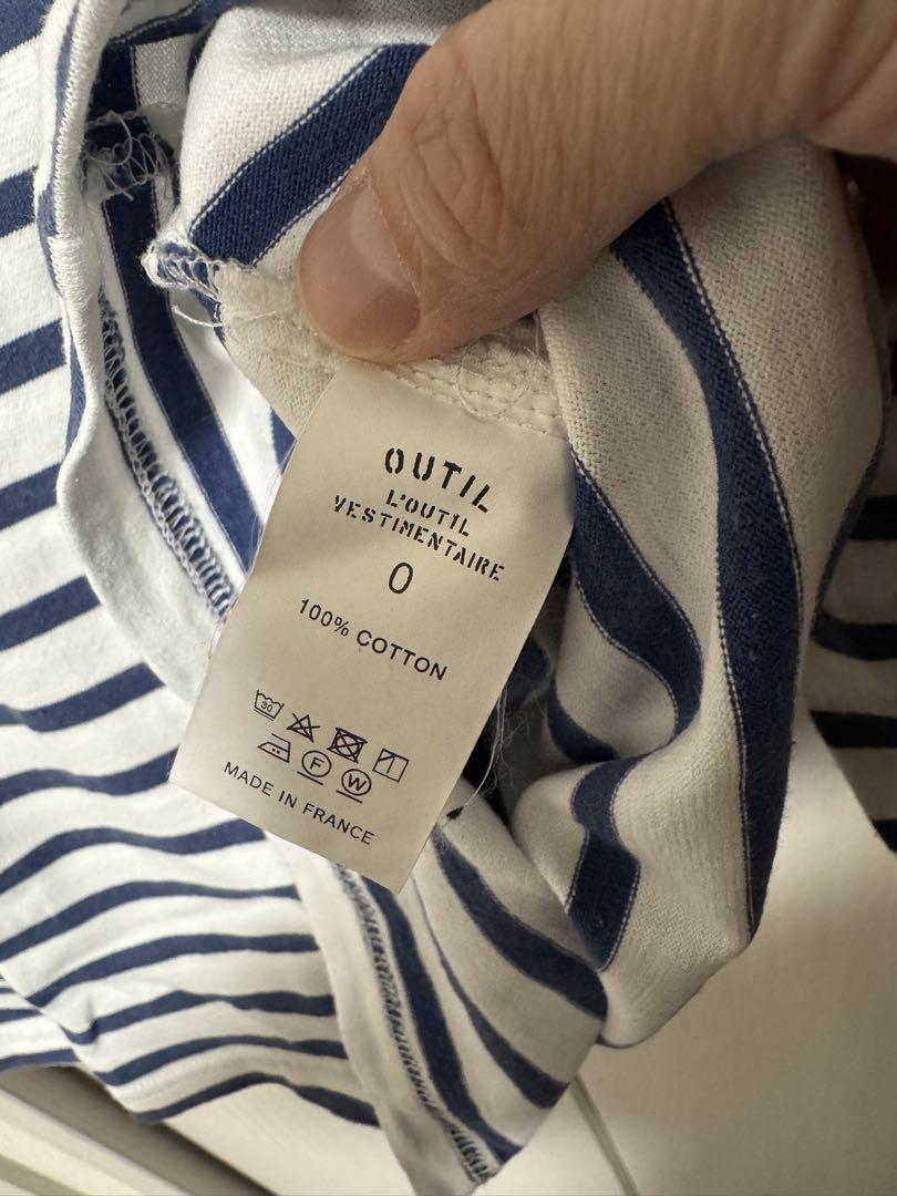 【美品】OUTIL TRICOT AAST バスクシャツ サイズ0