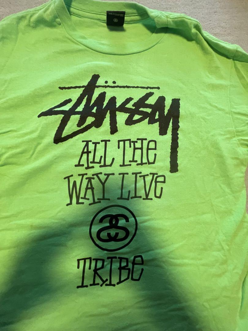 Stussy ステューシー Tシャツ ネオングリーン M