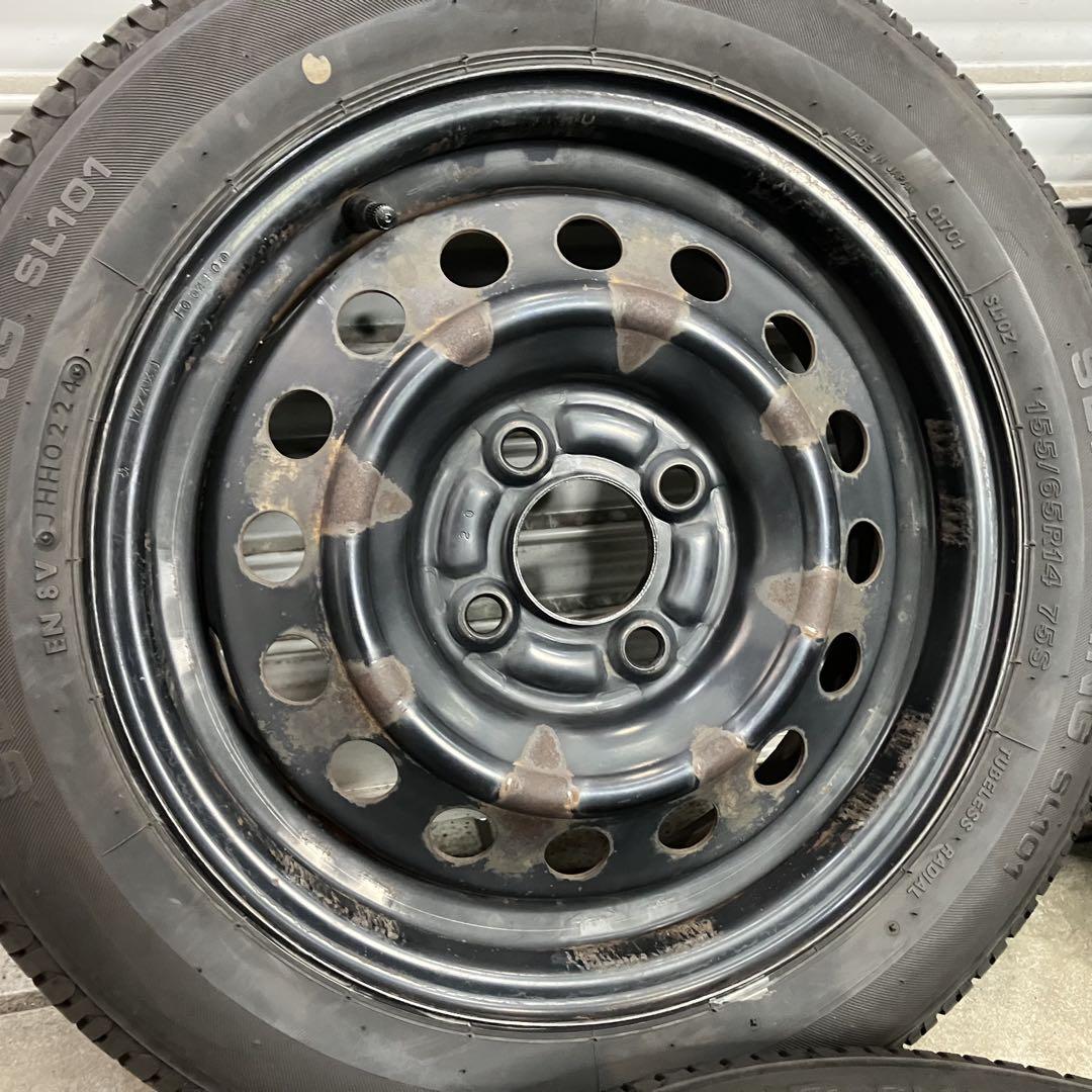 【3381】23/24年 155/65R14 セイバーリングSL101 ステラ