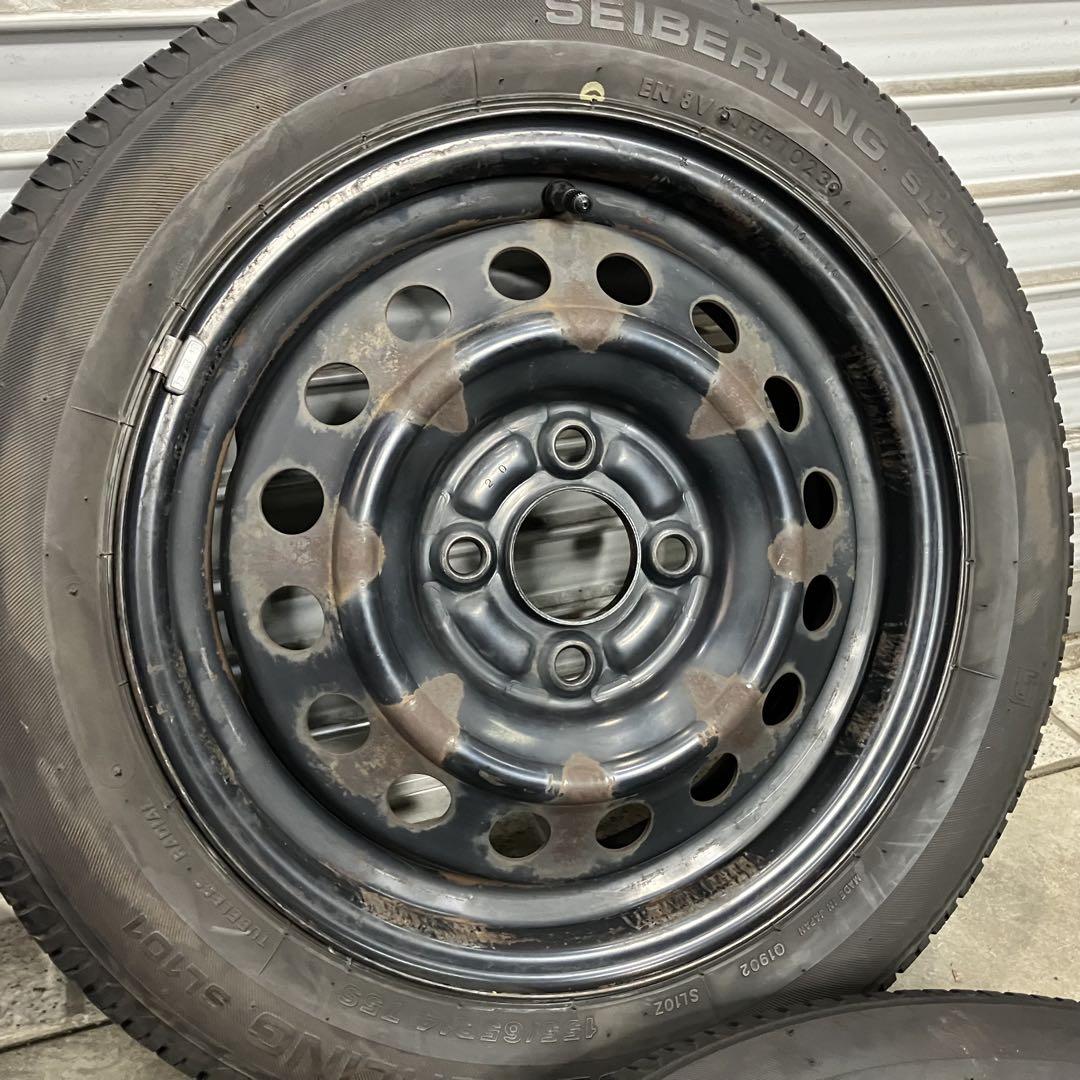 【3381】23/24年 155/65R14 セイバーリングSL101 ステラ