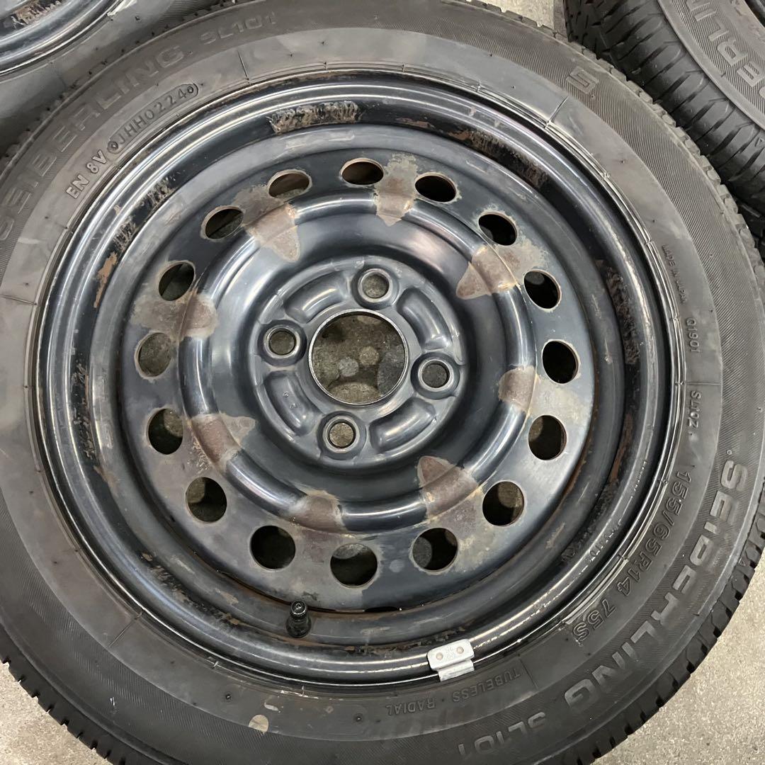 【3381】23/24年 155/65R14 セイバーリングSL101 ステラ