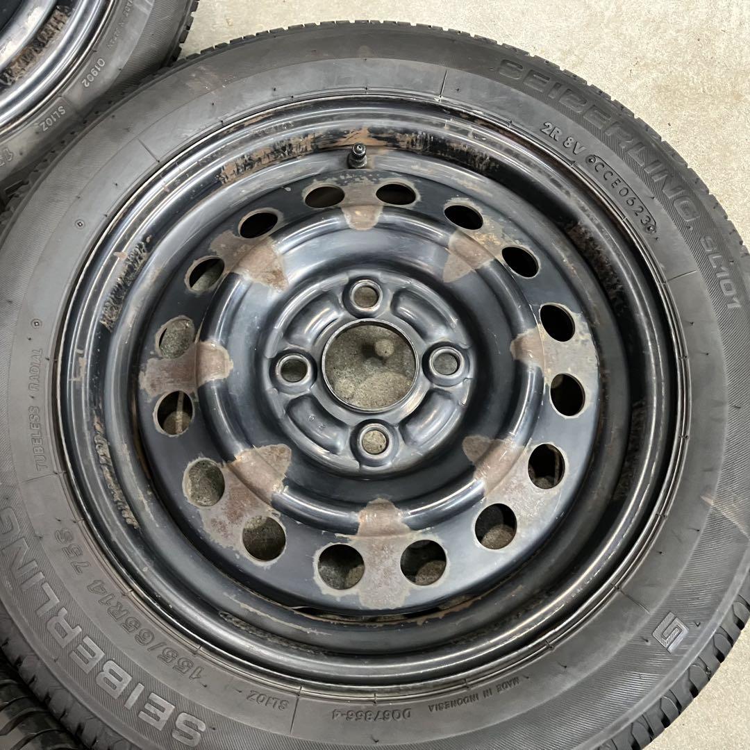 【3381】23/24年 155/65R14 セイバーリングSL101 ステラ