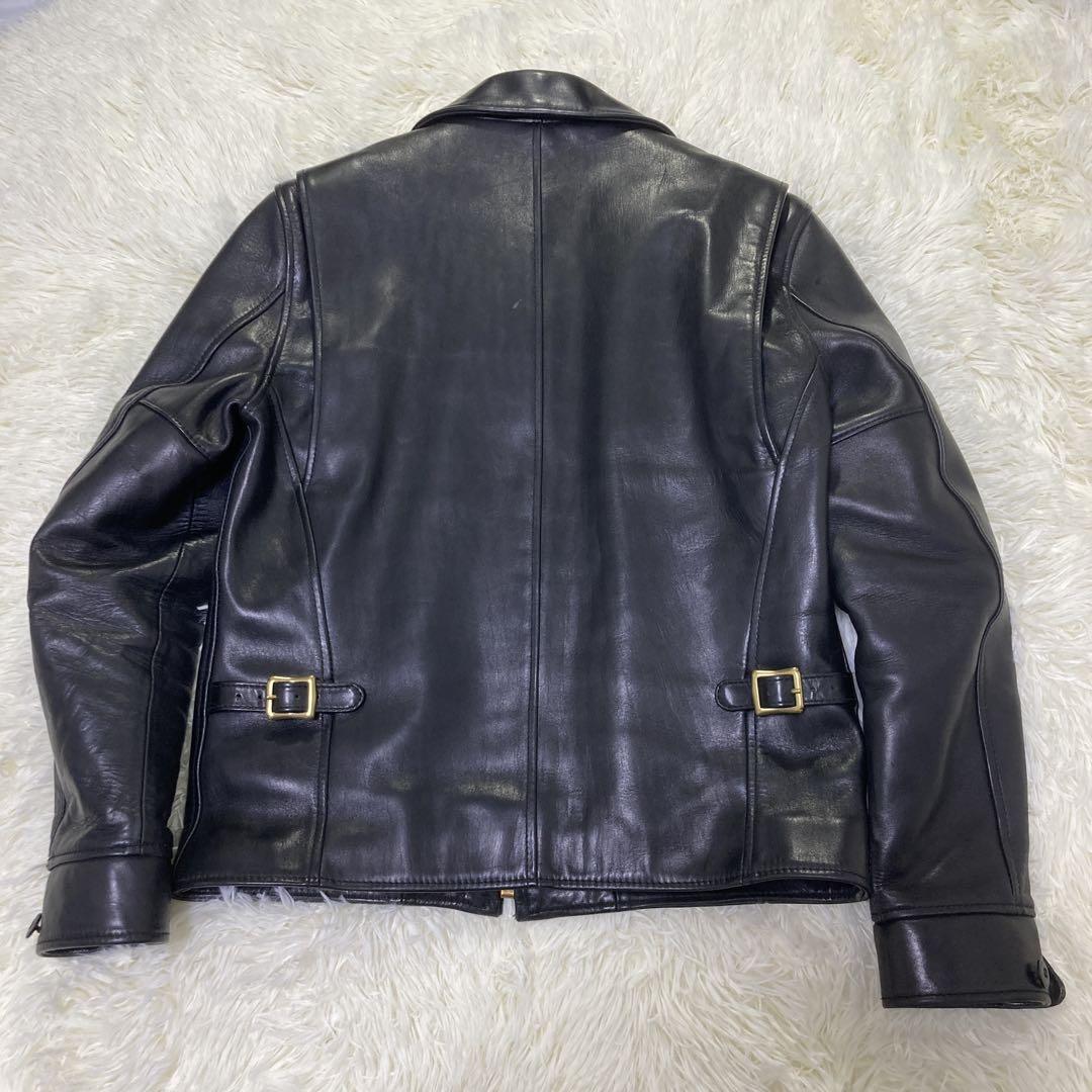 激シブ Y2レザー ワイツーレザー ホースハイド シングルライダース サイズ38